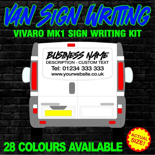 Fits vauxhall vivaro sign - vivaro,