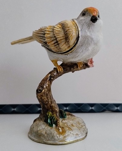 Sparrow branch metal bird - branch,