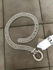 Zara Silver Jewel Belt With
