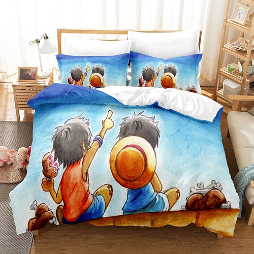 Pirate anime bedding - bedding, room