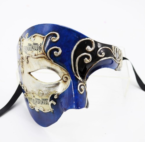 Blue venetian masquerade - blue,