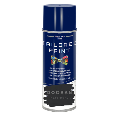 Doosan dark grey - grey, spray