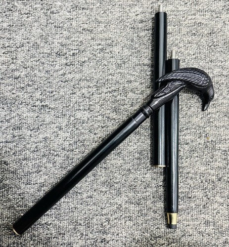 Antique black brass crow - black,