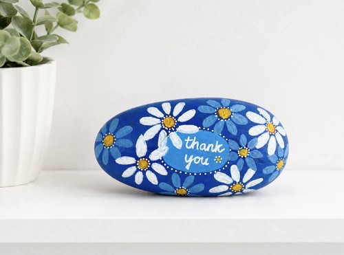 Hand painted thank - hand,