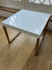 Habitat Side Table White Top