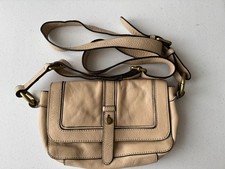 Linea, 'Weekend Collection', crea, soft leather mini crossbody bag