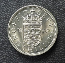 1965 Coin One 1 Shilling