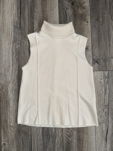 Zara cream turtle - neck, top