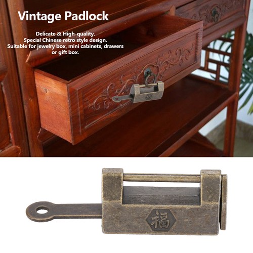 Small chinese vintage padlock - vintage,