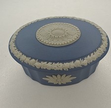 Wedgwood Blue Jasperware Oval