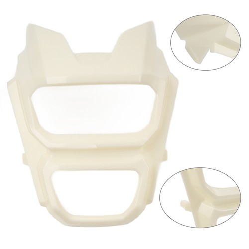 White motorcycle headlight - motorcycle,