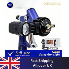 LED Lamp Light Torch Pro HVLP Spray Paint Gun fit Devilbiss Iwata Sata 3m 1strap