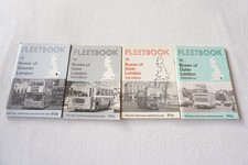 London Area abc British Bus Coach Fleet Spotters Book x4 No Underlinings