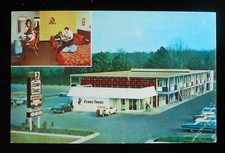 1970s Econo-Travel Motor Hotel by the Brass Shop Old Cars Williamsburg VA PC
