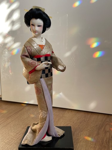 Vintage japanese geisha doll - vintage,