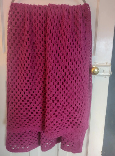 Hand knitted crochet granny - hand-knitted,