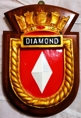 Hms diamond ship crest - diamond,