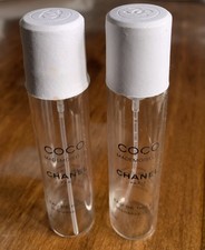 2x CHANEL Empty 20ml Glass