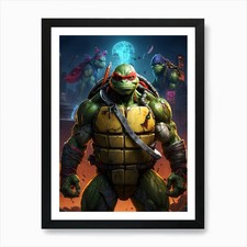 Teenage Mutant Ninja Turtles 1 Art  Framed Wall Art Poster Canvas Print Picture