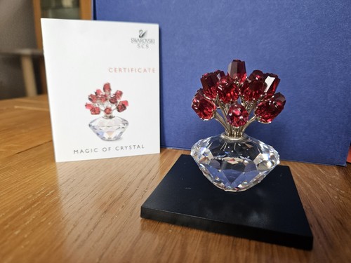 Swarovski crystal vase red - swarovski,