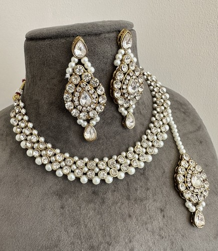 Imitation gold silver set - silver,