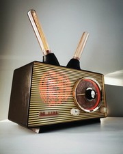 Vintage 1950s Philips B2G04U Valve Radio statement piece lamp retro cool