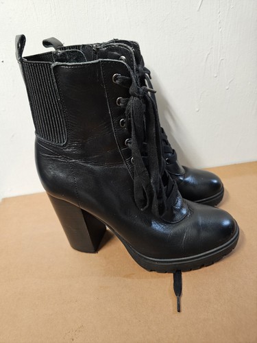 Steve madden leather chunky - leather,