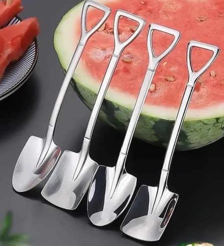 Shovel and spade spoons - and,