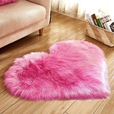 Love Heart Fluffy Rugs Shaggy