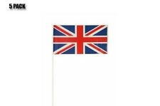 Union Jack Flags Hand Waving