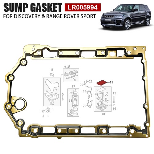 Sump gasket for range rover - sump,