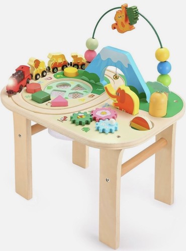 Wooden baby activity table - wooden,