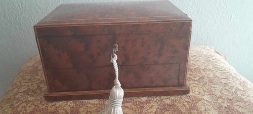 Antique edwardian burr yew - antique,