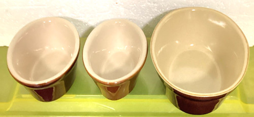 Three pie dish oval - three,