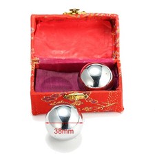 2x Baoding Balls Chrome