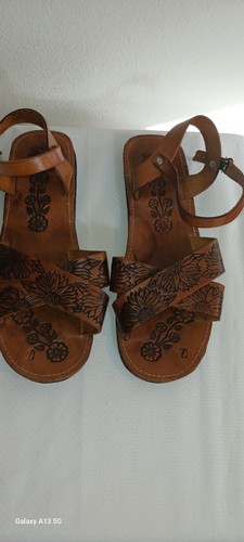 Mexican huarache style leather - mexican,