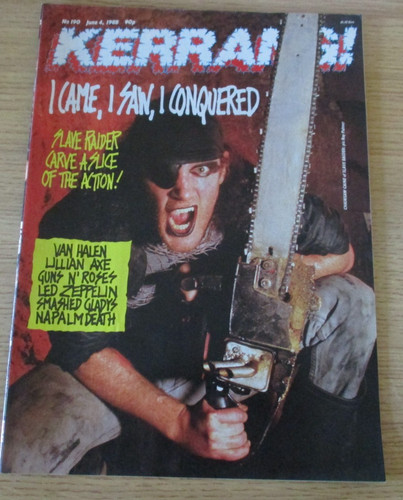 Vintage kerrang magazine 190 - vintage, #190