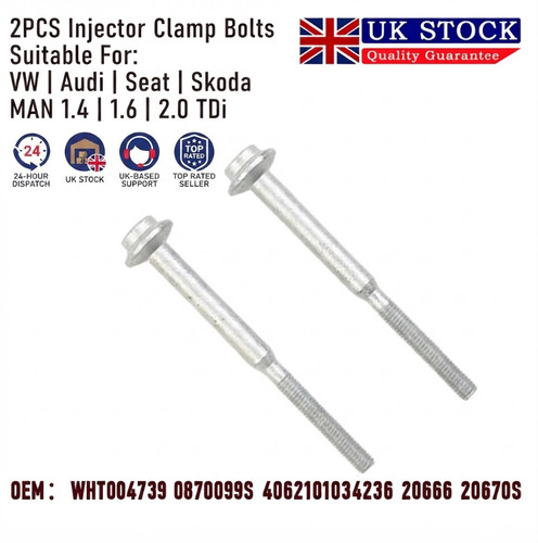 Injector clamp bolt set - bolt,