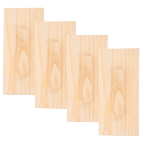 4pcs wooden soap mold lids - 4pcs,