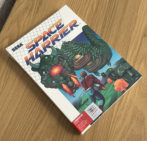 Boxed space harrier commodore - harrier,