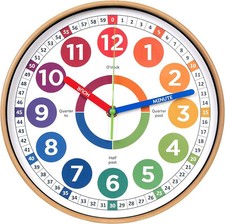 Learning Wall Clock for Kids