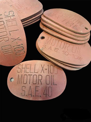 Antique shell oil leather pump - oil,