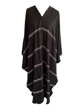 Open Butterfly Farasha Nida Diamante Abaya/Jilbab/Dress in Black 52,54,56,58