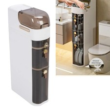 Slim Bathroom Storage Cabinet