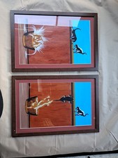 Set Of Two Picture Frames Cat  And Dog