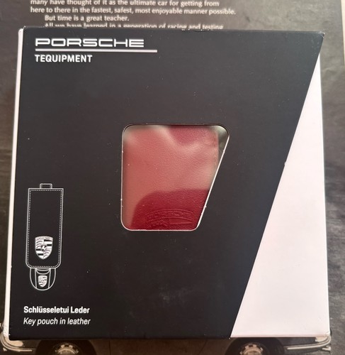 Genuine porsche pouch keyring