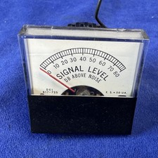 Honeywell Signal Level Panel Meter – dB Above Noise Scale, 50 µA, Made in USA