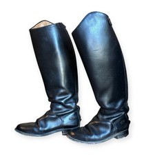 Treadstone , Black , Long Leather Riding Boots,  Size 5