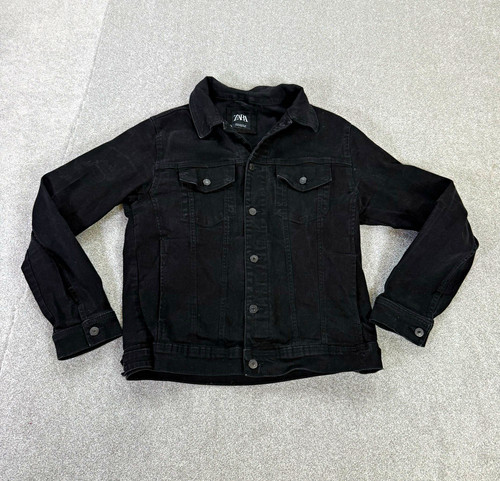 Zara man black cotton denim - zara,