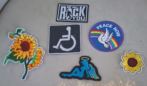 Collection sew patches - of,
